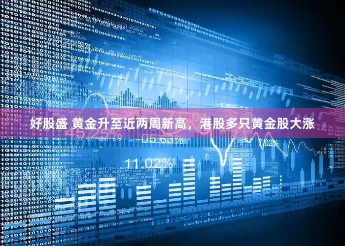 好股盛 黄金升至近两周新高，港股多只黄金股大涨